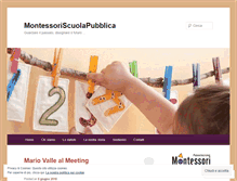 Tablet Screenshot of montessoriscuolapubblica.com
